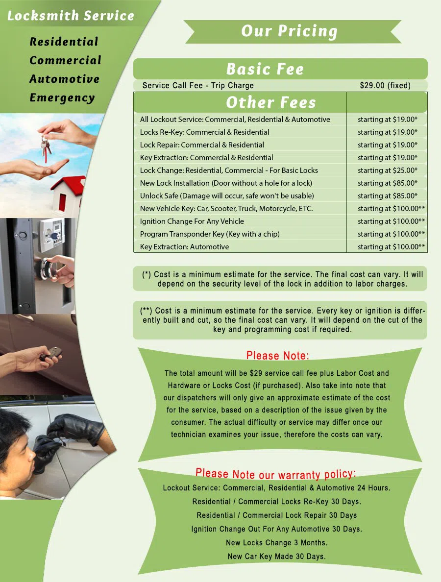 Levittown PA Locksmith Store Levittown, PA 215-703-5356 - price-list-c-22